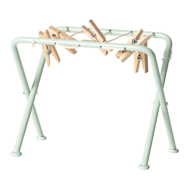 Maileg dollhouse Drying Rack with Pegs for maileg mouse