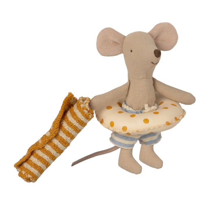 Maileg Mouse Little Brother Beach Cabin de Plage
