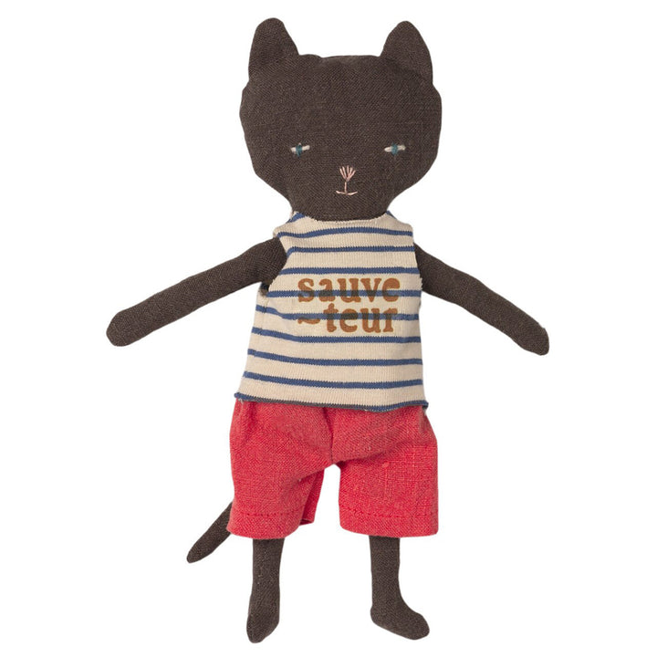 Maileg Sauveteur Cat in Tower children's stuffed animals
