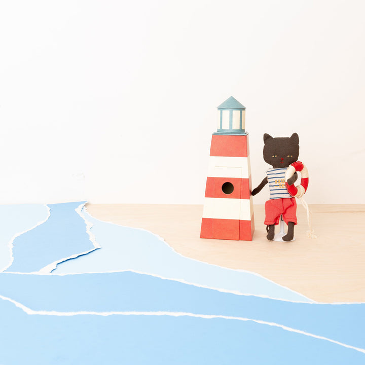 Maileg Sauveteur Cat in Tower cute stuffies