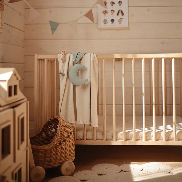 Mushie Moon Lovey Blanket for kids a soft comforting blanket for bedtime or travel