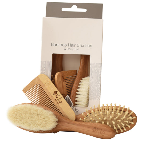 Kyte Baby 3-Piece Brush & Comb Set Baby Skin & Hair Care