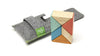 Tegu wooden toy pocket pouch prism