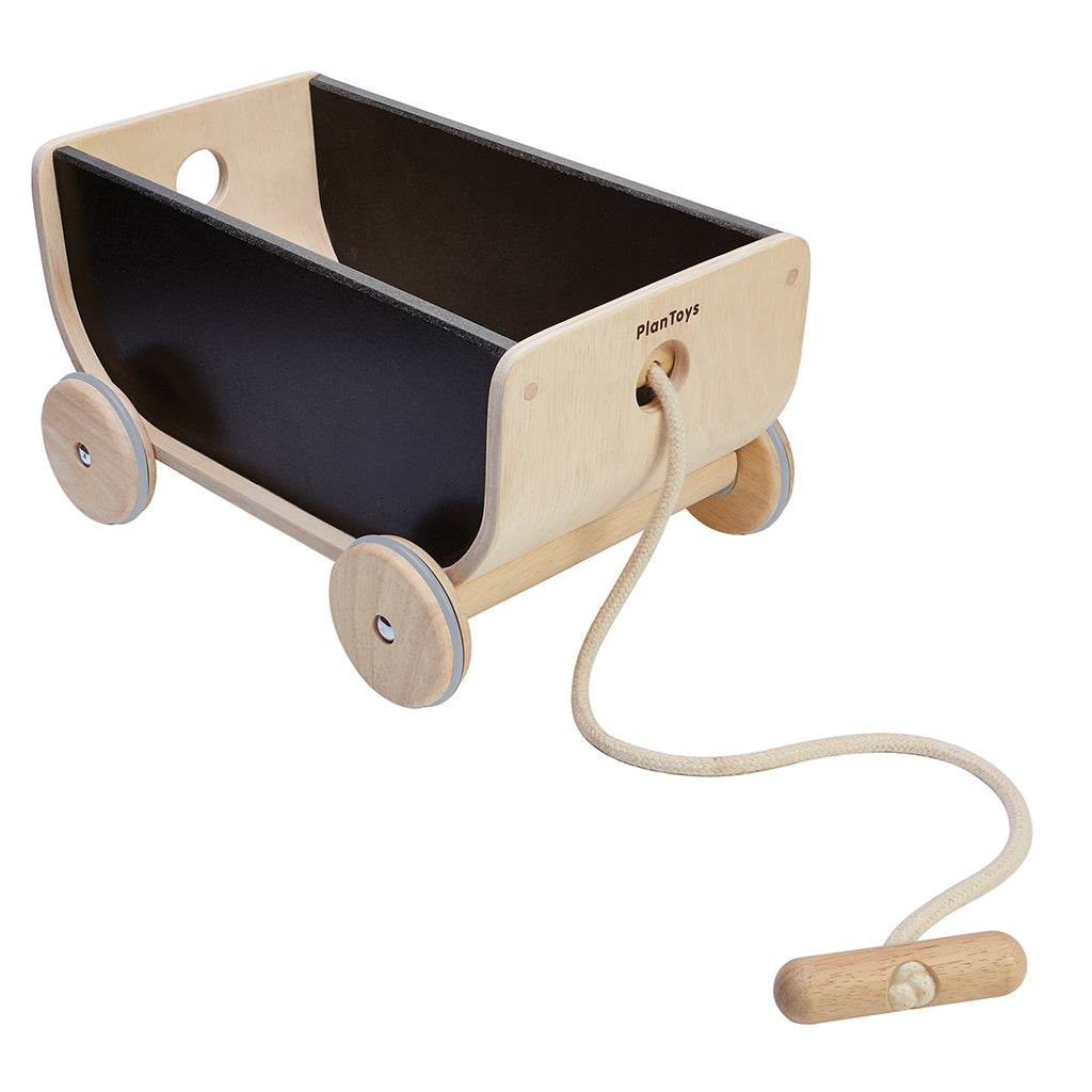 PlanToys Wooden Children's Wagon