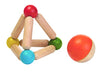 lifestyle_1, PlanToys Wooden Triangle Clutching Toy