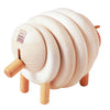 lifestyle_1, Plan Toys Lacing Sheep Children's Early Development Toy white color corresponding circles inside