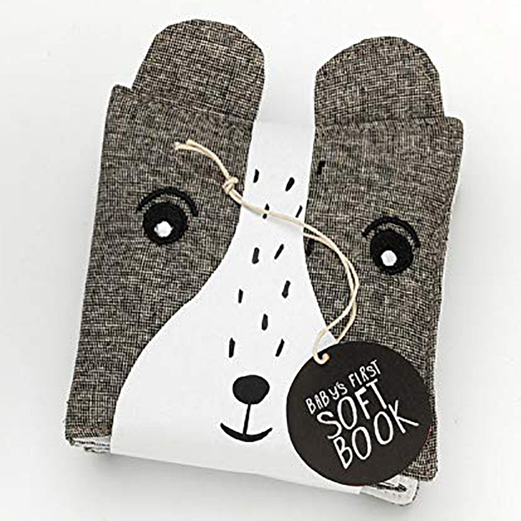 Soft book dog by wee Gallery