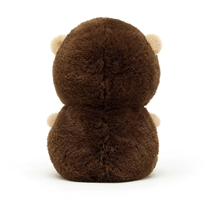 Jellycat Snoozling Hedgehog Stuffed Animal Children's Toy. Back view.