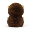 Jellycat Snoozling Hedgehog Stuffed Animal Children's Toy. Back view.