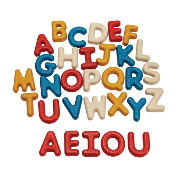 Plan Toys Uppercase Alphabet Block Set Children's Early Learning Toy