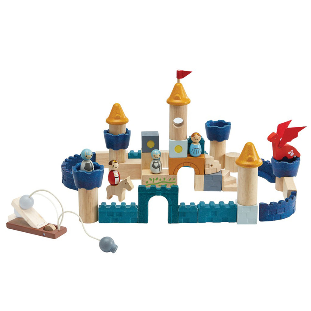 lifestyle_1, Plan Toys Orchard Castle Blocks Children's Wooden Building Play Toy