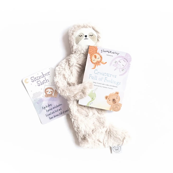 Slumberkins Hazel Sloth stuffed animlas for teaching Feelings