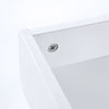 dadada White Changing Tray Removable Nursery Accessory. Enlarged image of interior screw.