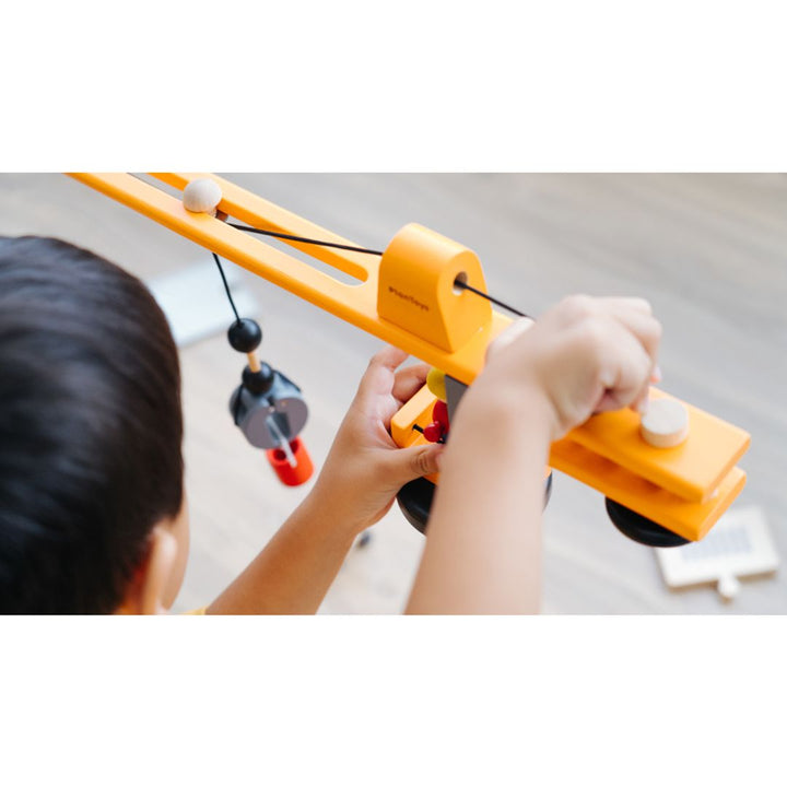 Crane set from Plantoys educational toys