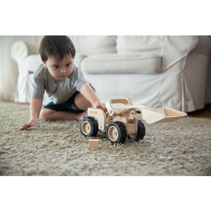 This Bulldozer from Plantoys is one of the best toddler toys out there now