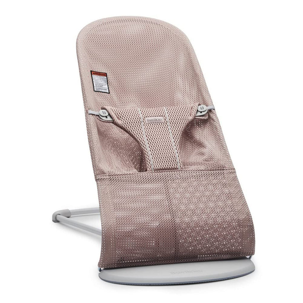 Baby Bjorn Dusty Pink Breathable Mesh Infant Bouncer Bliss 3D