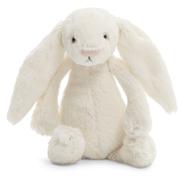 Jellycat White Bunny Small Bashful Children's Stuffed Animal Toys