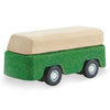 Plan Toys Green Bus Children's Pretend Play Toy Vehicle