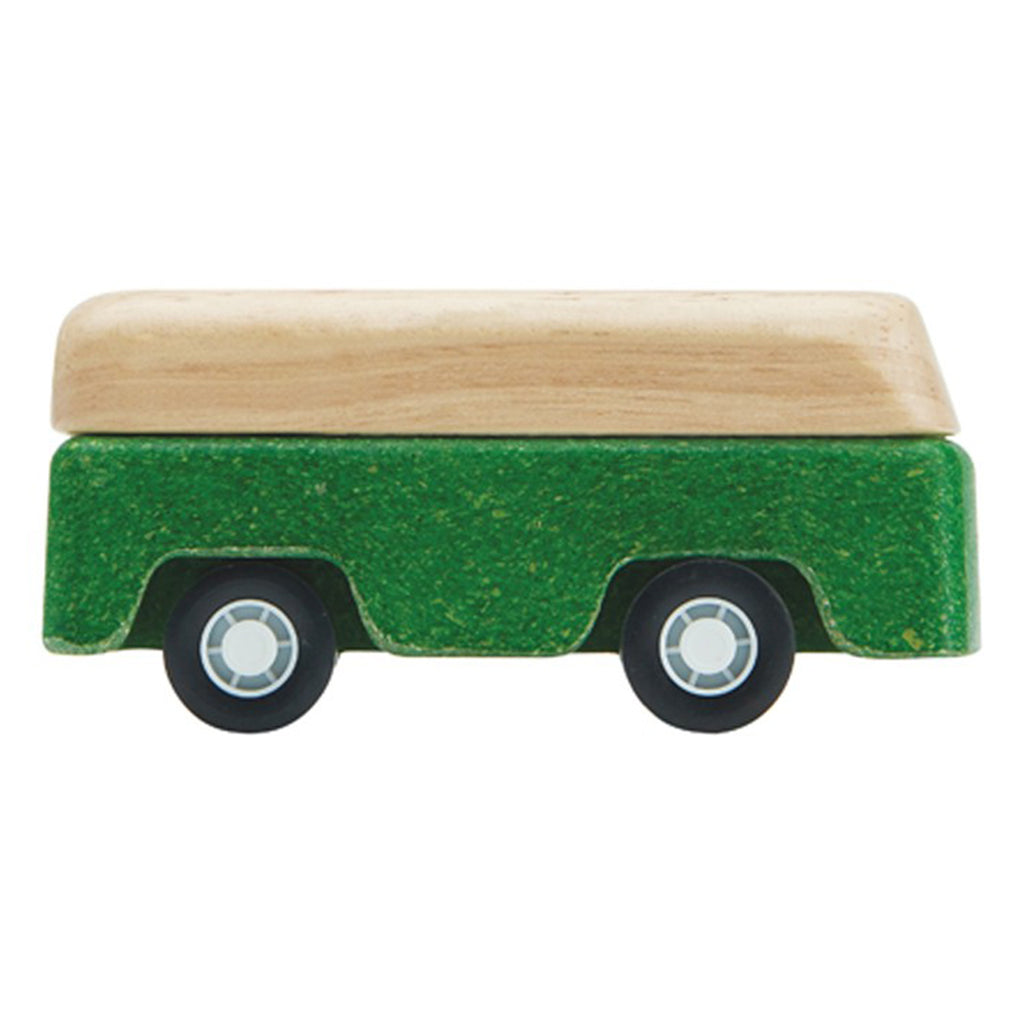 lifestyle_1, Plan Toys Green Bus Children's Pretend Play Toy Vehicle