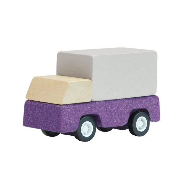 PlanToys Purple Delivery Truck Children's Pretend Play Toy Truck.