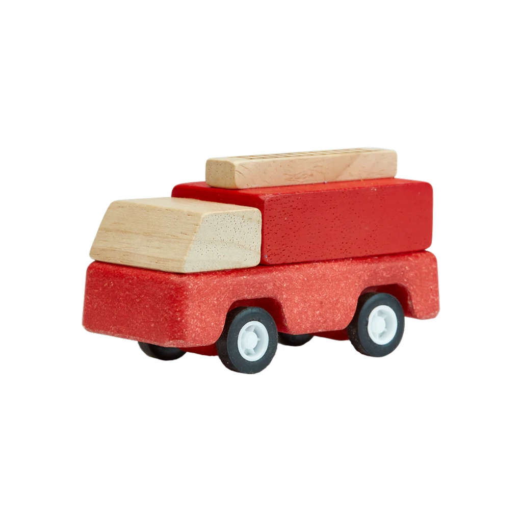 PlanToys Red Fire Truck Wooden Toys
