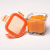 lifestyle_3, Wean Green Raspberry/Carrot 8-Pack Cubes Reusable Food Storage Set orange