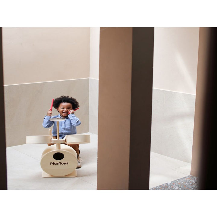 PlanToys Drum Set