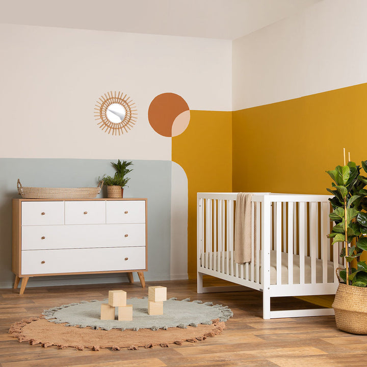 Dadada nursery furniture white Austin 3-in-1 crib