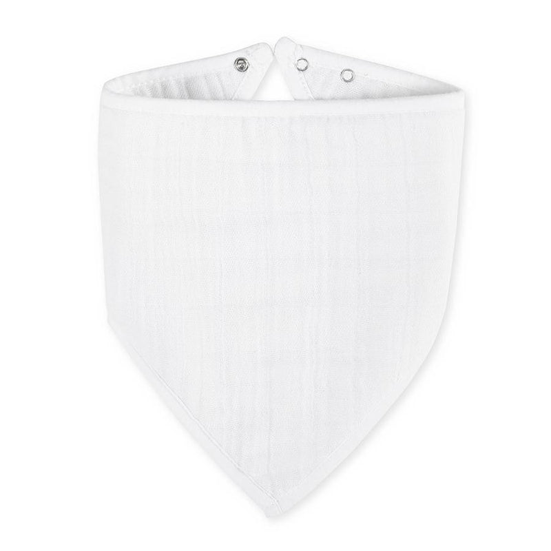 aden + anais White Classic Bandana Bibs, a classic and versatile choice for every baby.