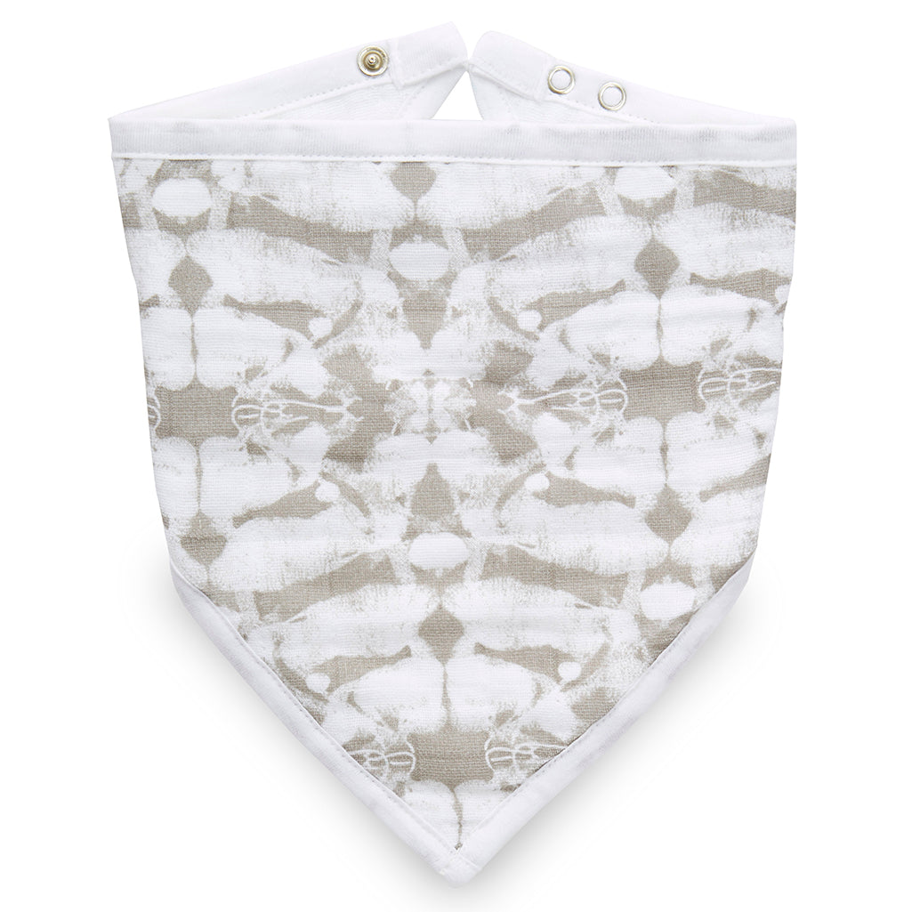 aden + anais Classic Bandana Bibs in Beetle Print, a fun and unique addition to baby feeding accessories.