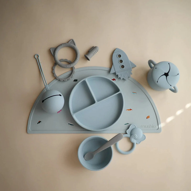 Baby Suction Plate made from high-quality silicone and designed to stay secure during mealtime