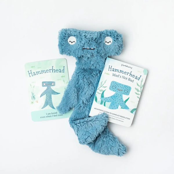 Slumberkins Hammerhead Snuggler stuffed animal for Conflict Resolution 
