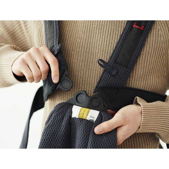 parent buckling straps of baby bjorn baby carrier mini