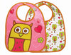 SugarBooger Mini Bib Gift Set of Two in Owl Print