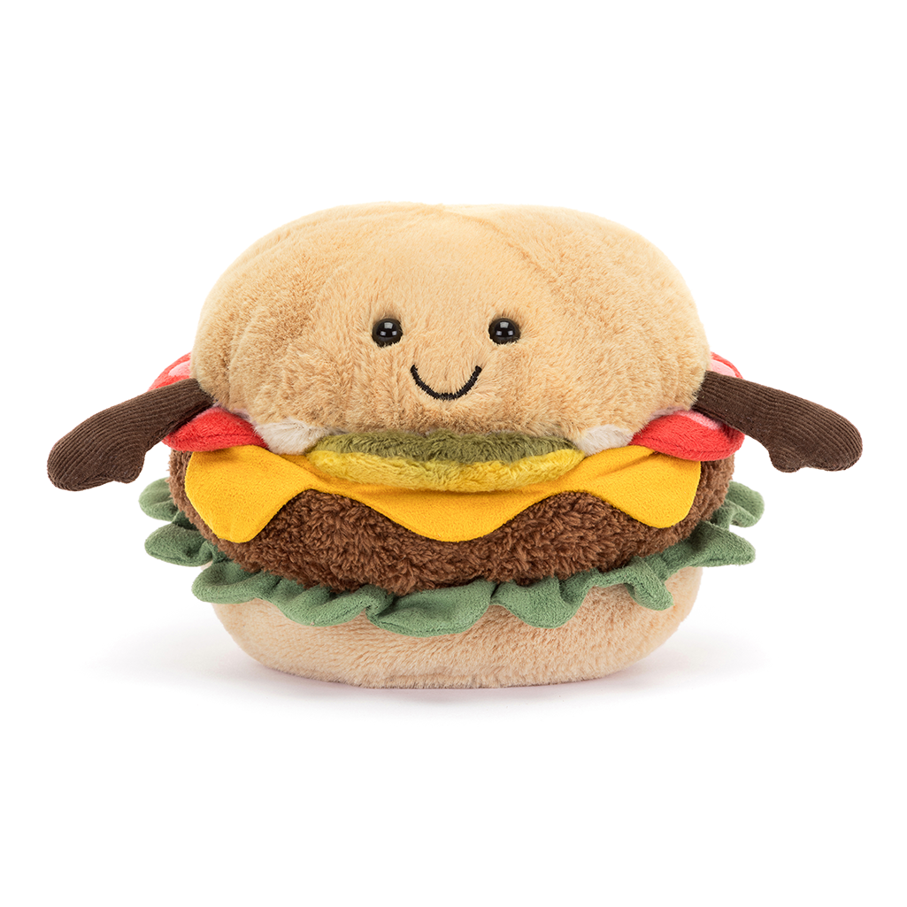 Jellycat Amuseable Hamburger | Hazel & Fawn