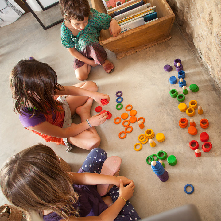 Grapat Nins, Rings, & Coins educational Montessori toys