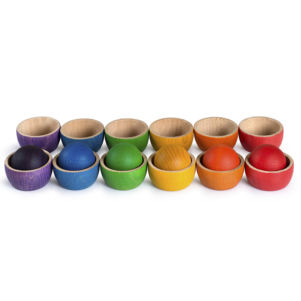 Grapat Montessori toys Bowls & Balls wood toy