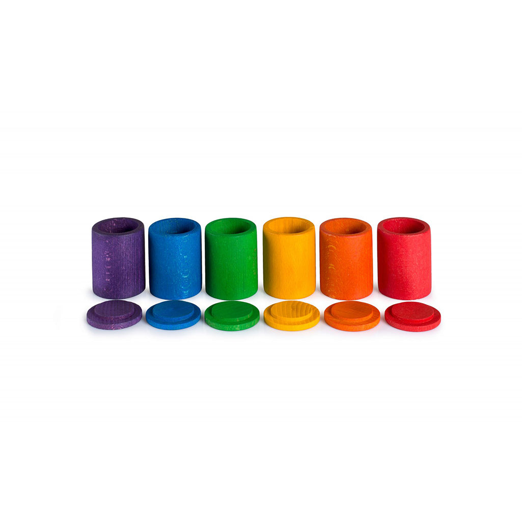 Grapat Montessori toys Colorful Cups with Lids kids toys