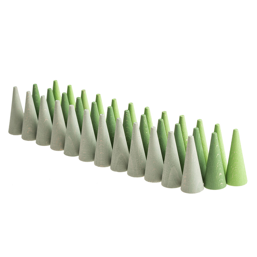 Grapat Mandala Green Cones montessori toys