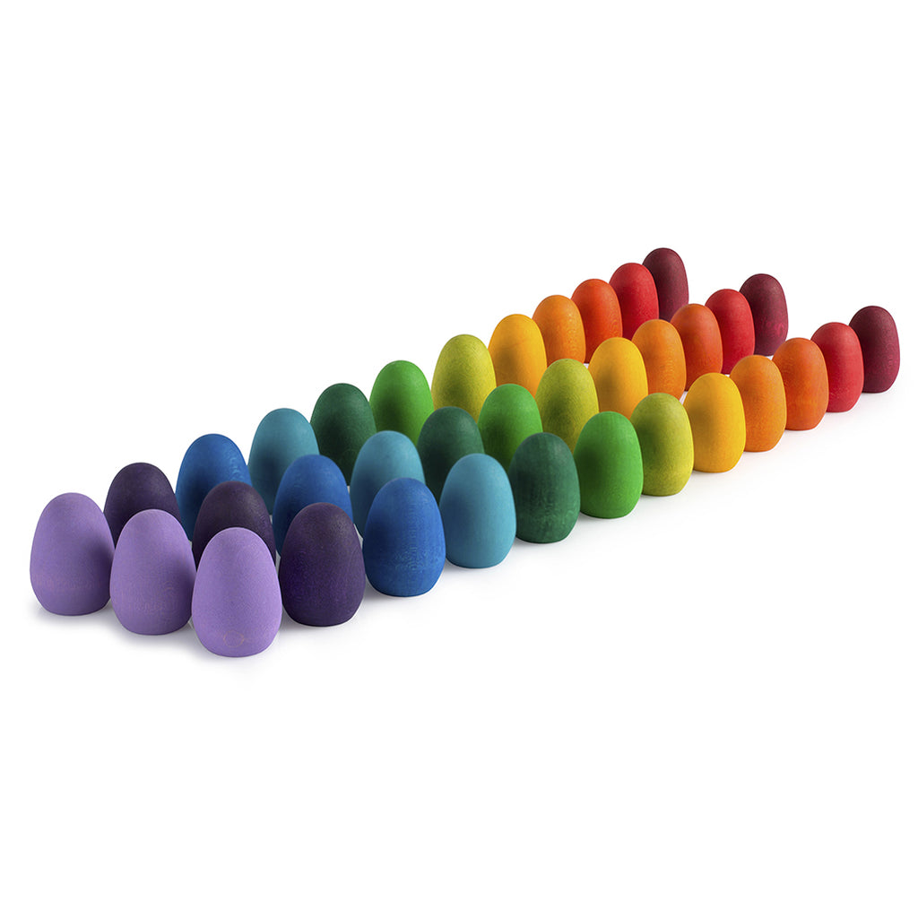 Grapat Mandala Rainbow Eggs Montessori wooden toys