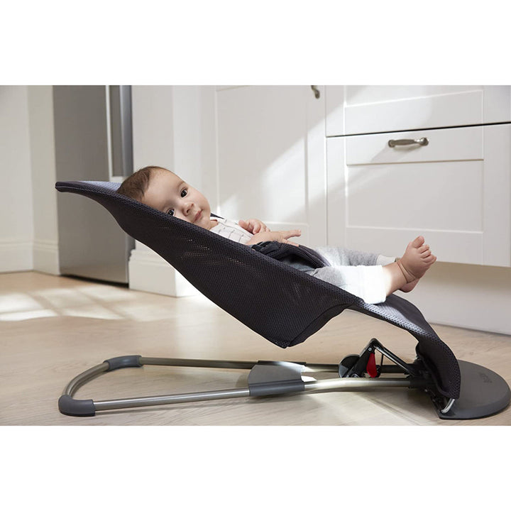 bliss baby bouncer by babybjorn dark grey