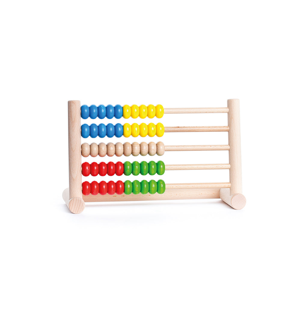 BAJO 50 Count Abacus wooden educational toy