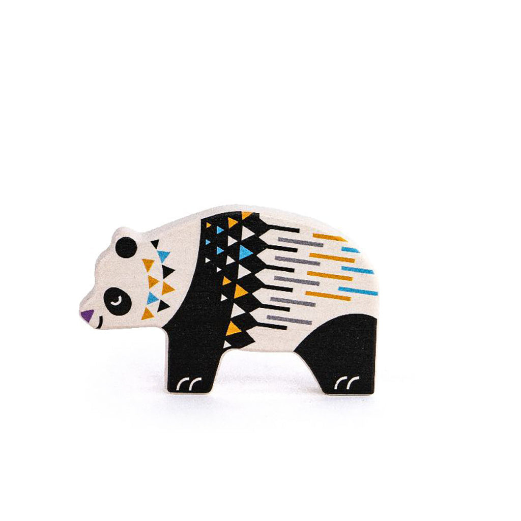 bajo panda wooden animal toys