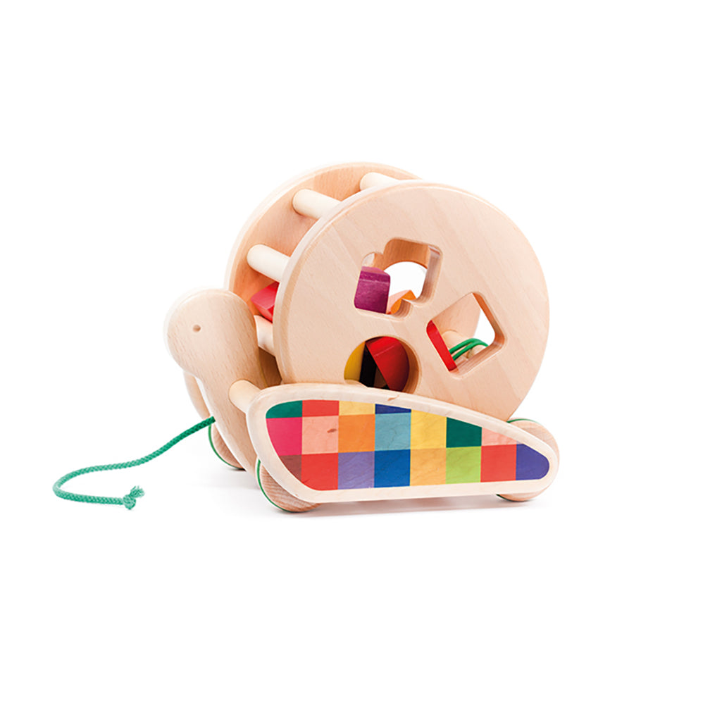 BAJO Snail Sortroller Wooden Toy Shape Sorter toddler toys