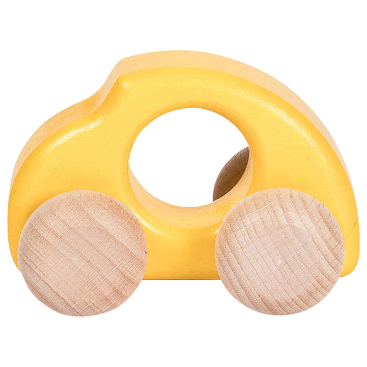 Wooden toddler car by BAJO, crafted for imaginative play.