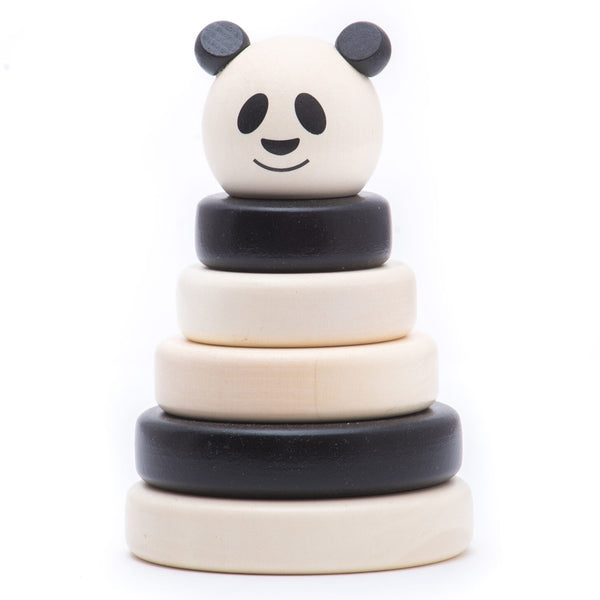 BAJO Panda Pyramid Stacker Children's Wooden Toy
