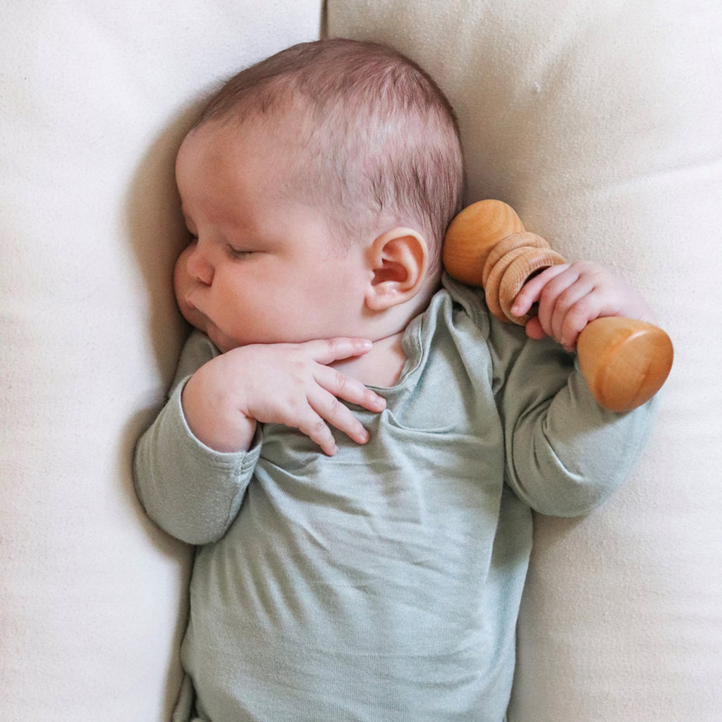 lifestyle_5, Bannor Toys Classic Wooden Baby Rattle