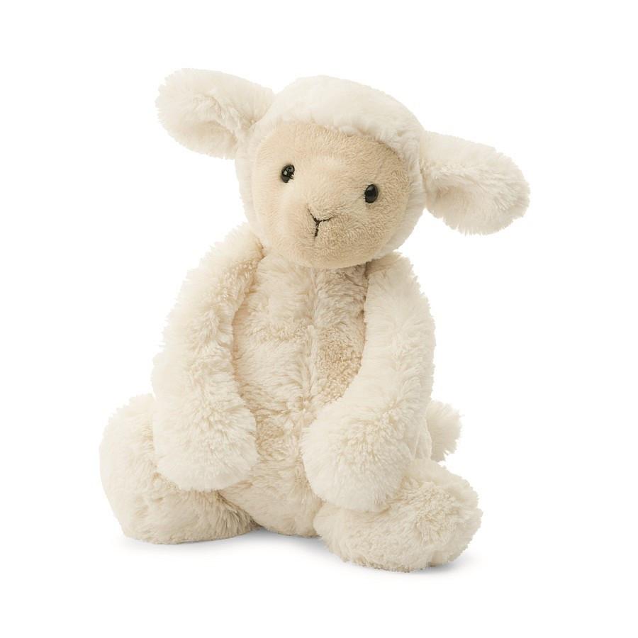 Jellycat Bashful Lamb Stuffed Animals white