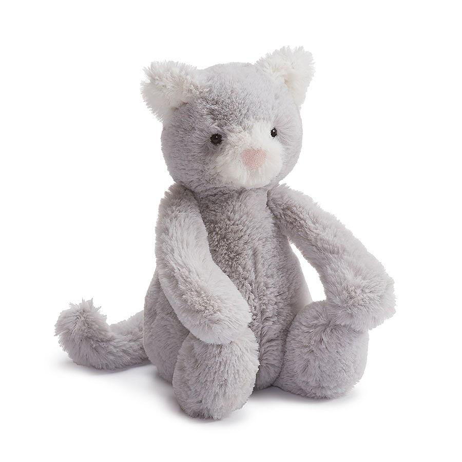 jellycat plush grey cat stuffy