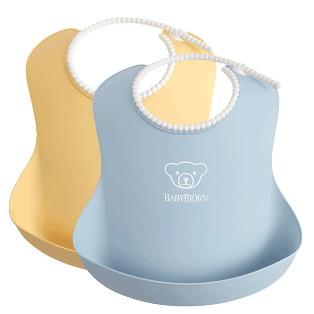 Outlet Babybjorn baby bib set for mealtime cleanup